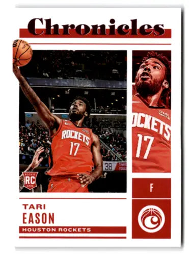 Tari Eason basketball card from 2022-23 Panini Chronicles Pink with original gloss