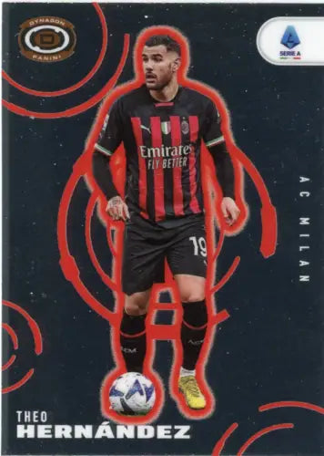 Theo Hernández soccer card from 2022-23 Panini Chronicles Serie A collection