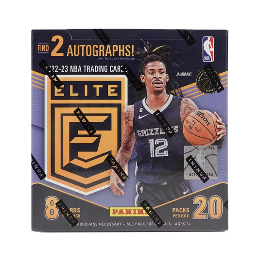 2022-23 Donruss Elite Basketball Hobby Box featuring a Memphis Grizzlies player