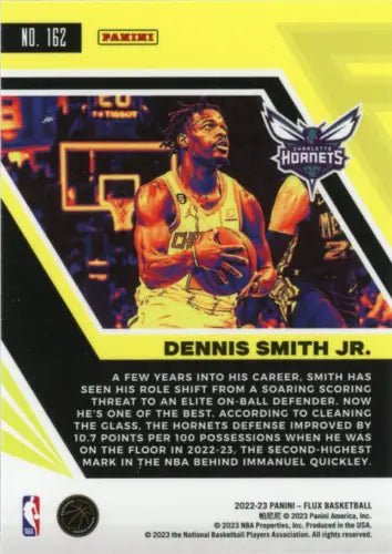 Dennis Smith Jr. 2022-23 Panini Flux #162 Basketball Card NM-MT Charlotte Hornets