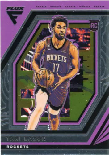 2022-23 Panini Flux Tari Eason Rookie Card for Houston Rockets in NM-MT condition