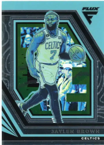 2022-23 Panini Flux Jaylen Brown Boston Celtics Basketball Card in NM-MT condition