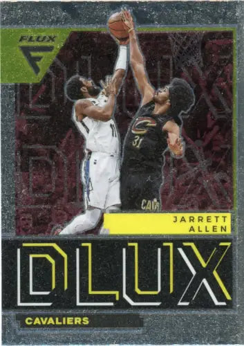 Jarrett Allen basketball card from 2022-23 Panini Flux D Lux Cleveland Cavaliers