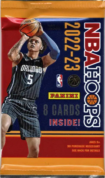 2022-23 Panini Hoops Basketball Hobby Pack with Orlando Magic player trading card