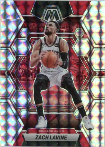 Zach LaVine 2022-23 Panini Mosaic Mosaic Basketball Card Chicago Bulls NM