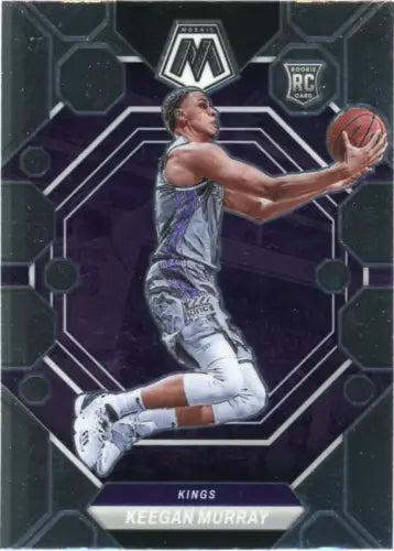 2022-23 Panini Mosaic Keegan Murray Rookie Card for Sacramento Kings NBA collectors