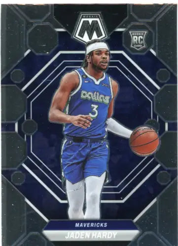 2022-23 Panini Mosaic Jaden Hardy Rookie Basketball Card for Dallas Mavericks