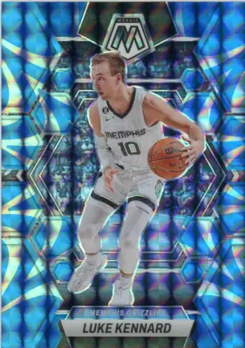 Luke Kennard 2022-23 Panini Mosaic Reactive Blue NBA card Memphis Grizzlies NM-MT