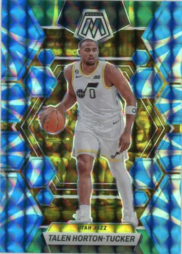 Talen Horton-Tucker 2022-23 Panini Mosaic Reactive Blue Basketball Card NM-MT