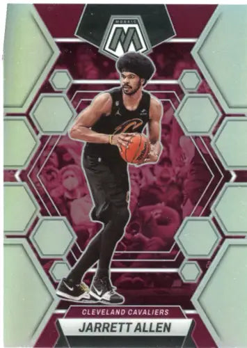 Jarrett Allen basketball card from 2022-23 Panini Mosaic Silver #176 Cleveland Cavaliers