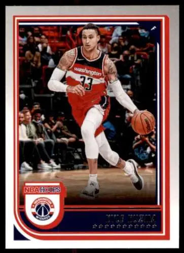 Kyle Kuzma basketball card from 2022-23 Panini NBA Hoops with original gloss finish