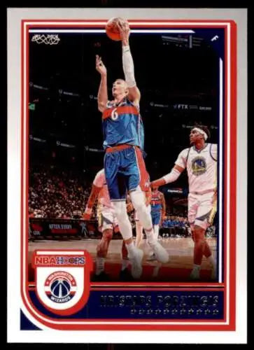 Kristaps Porzingis basketball card 2022-23 Panini NBA Hoops original gloss NM-MT