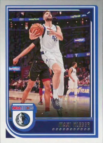 Maxi Kleber basketball card from 2022-23 Panini NBA Hoops with original gloss finish