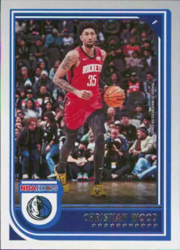 Christian Wood basketball card from 2022-23 Panini NBA Hoops with original gloss