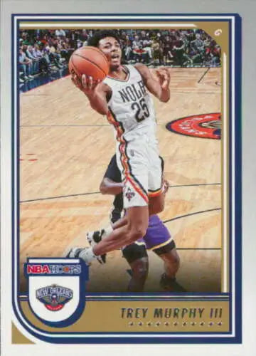 Trey Murphy III basketball card 2022-23 Panini NBA Hoops original gloss Pelicans