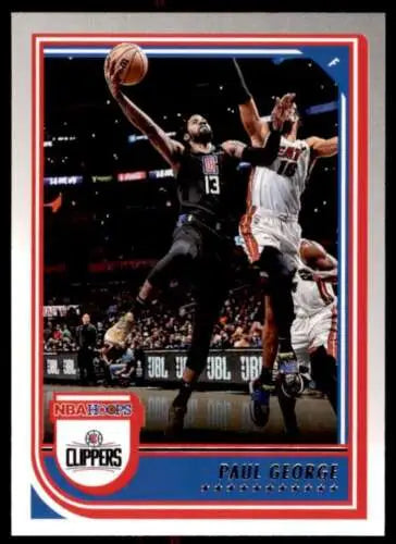 Paul George basketball card from Panini NBA Hoops with original gloss for Clippers collectors