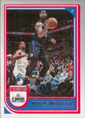 2022-23 Panini NBA Hoops #180 Marcus Morris Sr. basketball card with original gloss