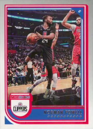 Norman Powell basketball card from 2022-23 Panini NBA Hoops showcasing original gloss