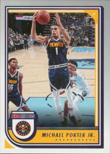 Michael Porter Jr. basketball card from 2022-23 Panini NBA Hoops with original gloss