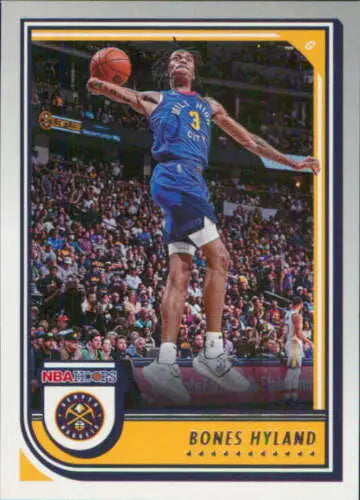 2022-23 Panini NBA Hoops #192 Bones Hyland NM-MT basketball card with original gloss