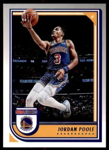 2022-23 Panini NBA Hoops #226 Jordan Poole NM-MT Warriors original gloss basketball card