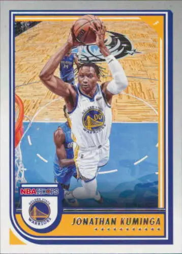 Jonathan Kuminga basketball card from 2022-23 Panini NBA Hoops with original gloss