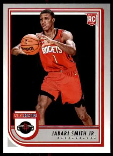 Jabari Smith Jr. Rookie Card 2022-23 Panini NBA Hoops Original Gloss Houston Rockets