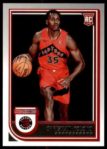 Christian Koloko rookie card from 2022-23 Panini NBA Hoops with original gloss