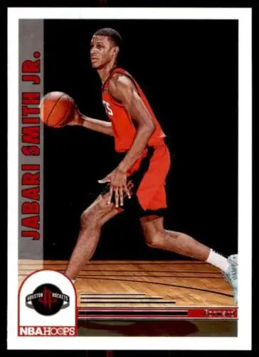 Jabari Smith Jr. basketball card from 2022-23 Panini NBA Hoops with original gloss