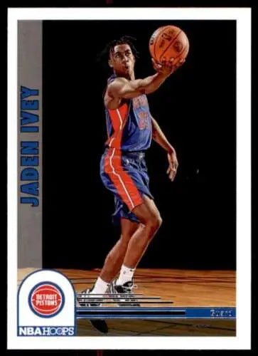 2022-23 Panini NBA Hoops #285 Jaden Ivey basketball card with original gloss finish