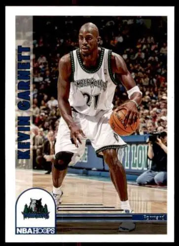 Kevin Garnett basketball card from 2022-23 Panini NBA Hoops featuring original gloss