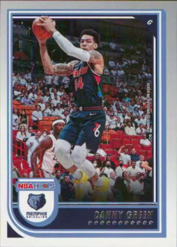 2022-23 Panini NBA Hoops #34 Danny Green basketball card with original gloss, Grizzlies