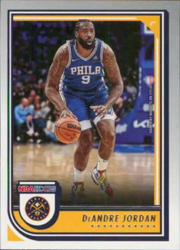 DeAndre Jordan basketball card from 2022-23 Panini NBA Hoops with original gloss finish