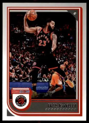 2022-23 Panini NBA Hoops #38 Fred VanVleet basketball card with original gloss finish