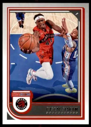 Pascal Siakam basketball card from 2022-23 Panini NBA Hoops with original gloss finish