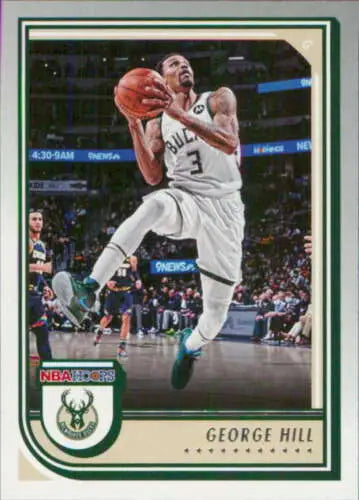 George Hill basketball card from 2022-23 Panini NBA Hoops with original gloss finish