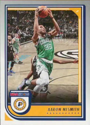 Aaron Nesmith basketball card from 2022-23 Panini NBA Hoops with original gloss finish