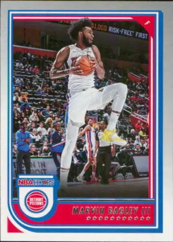 Marvin Bagley III basketball card from 2022-23 Panini NBA Hoops with original gloss