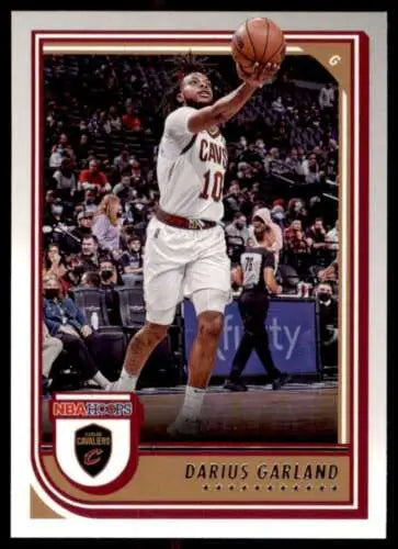 2022-23 Panini NBA Hoops Darius Garland basketball card with original gloss finish