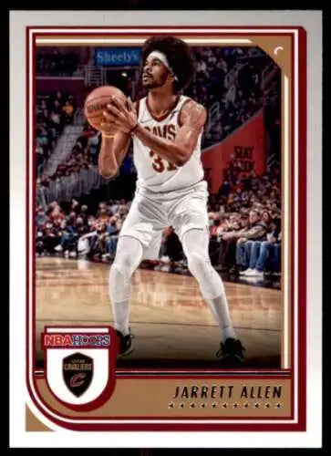 Jarrett Allen basketball card from 2022-23 Panini NBA Hoops with original gloss finish