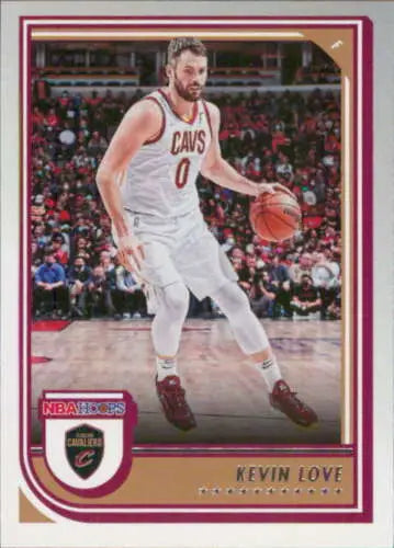 Kevin Love basketball card from 2022-23 Panini NBA Hoops with original gloss finish