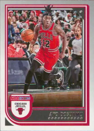 Ayo Dosunmu basketball card from 2022-23 Panini NBA Hoops with original gloss finish