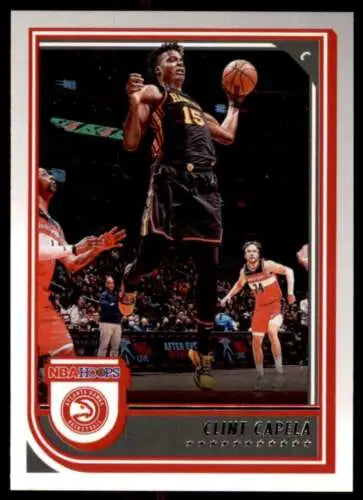 Clint Capela basketball card from 2022-23 Panini NBA Hoops featuring original gloss