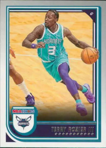 Terry Rozier III basketball card from 2022-23 Panini NBA Hoops with original gloss