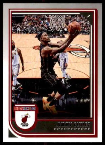 Jimmy Butler basketball card from 2022-23 Panini NBA Hoops featuring original gloss