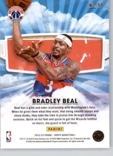 Bradley Beal basketball card from 2022-23 Panini NBA Hoops Skyview series