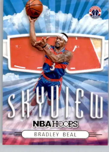 Bradley Beal basketball card from 2022-23 Panini NBA Hoops Skyview original gloss