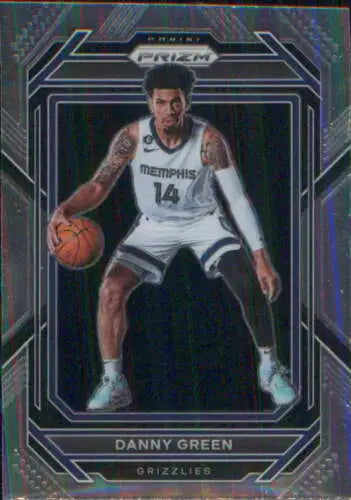 Danny Green basketball card 2022-23 Panini Prizm with original gloss Grizzlies