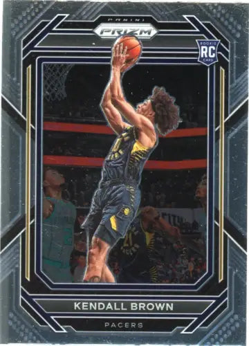 Kendall Brown Rookie Card from 2022-23 Panini Prizm Indiana Pacers Basketball NM-MT