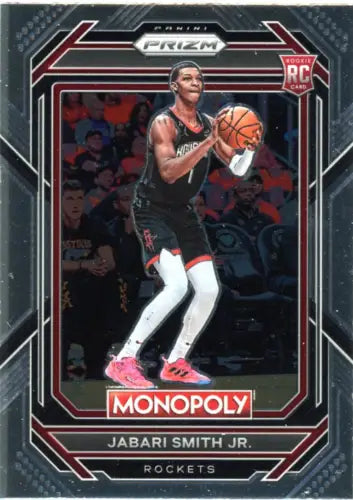 Jabari Smith Jr. Rookie basketball card from 2022-23 Panini Prizm Monopoly set